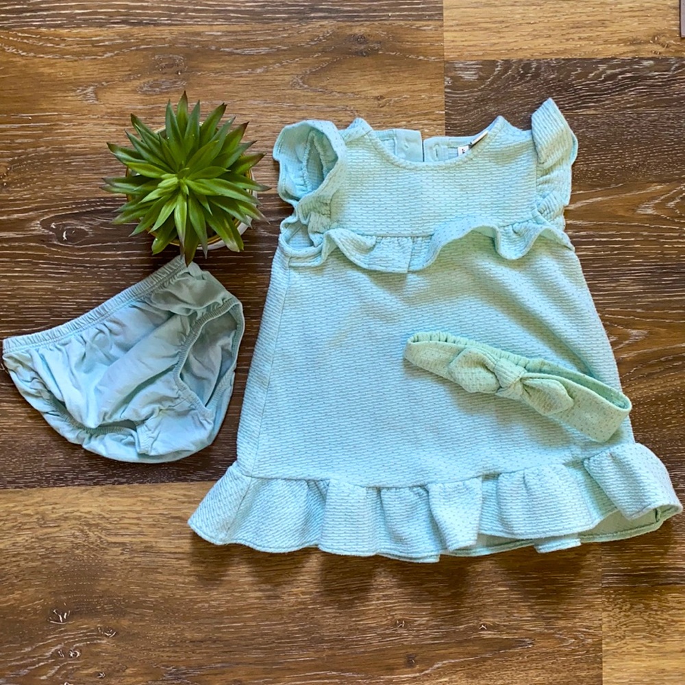 Janie and Jack 6-12 mo baby girl 3 piece dress